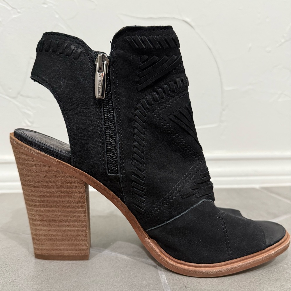 Vince Camuto black Katrina suede bootie - Picture 1 of 13